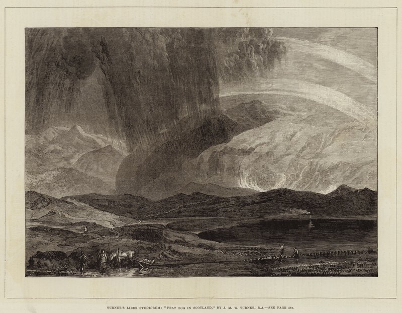 Turner, turfeira na Escócia de Joseph Mallord William Turner
