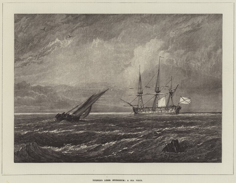Turner, a peça Mar de Joseph Mallord William Turner