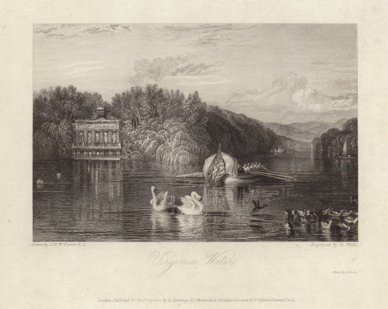Virginia Water de Joseph Mallord William Turner
