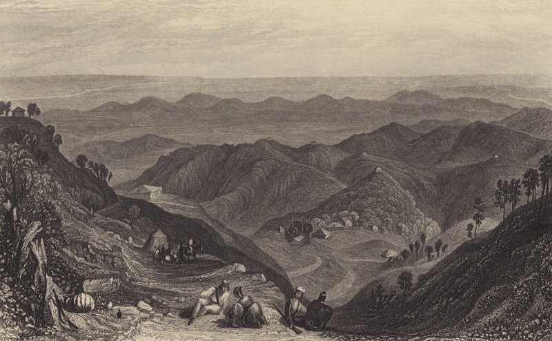 Mussoorie e o Doon, de Landour de after Joseph Mallord William Turner