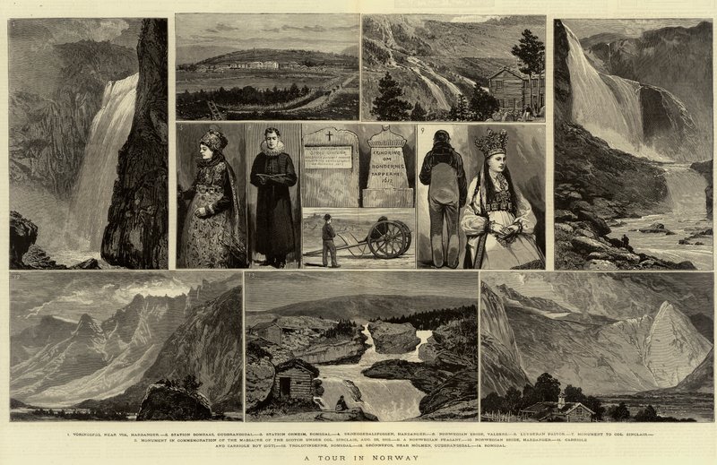 Uma turnê na Noruega de Joseph Nash