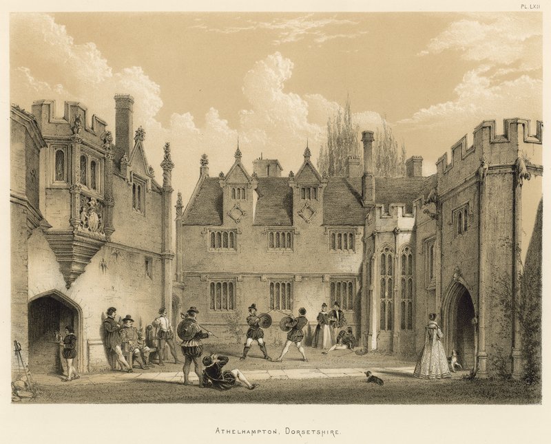 Athelhampton, Dorsetshire de Joseph Nash