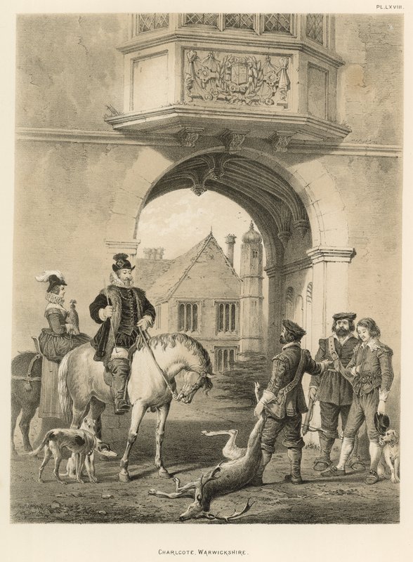 Charlcote, Warwickshire de Joseph Nash