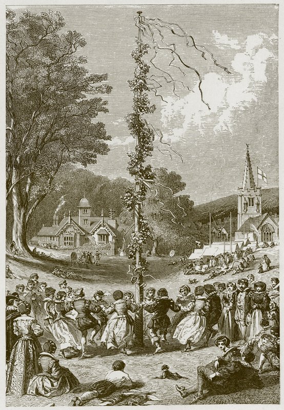 Venha para o Maypole de Joseph Nash