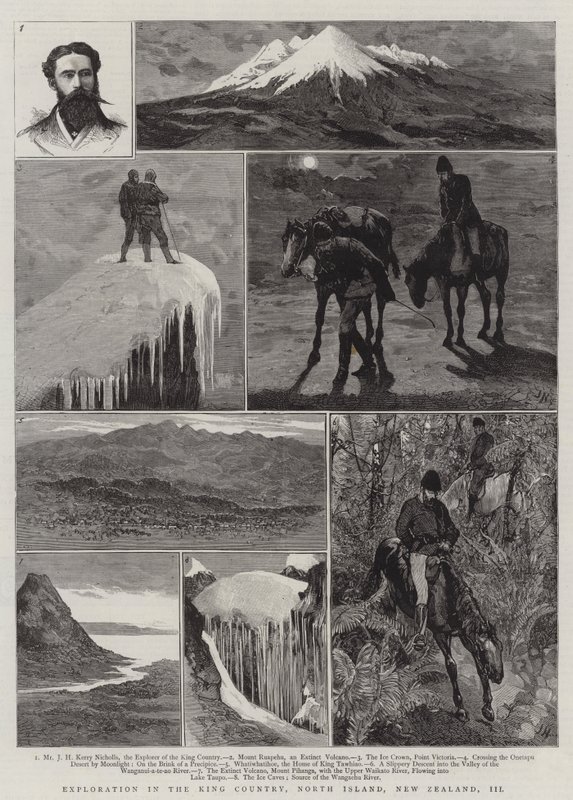 Exploração no País King, Ilha do Norte, Nova Zelândia, III de Joseph Nash