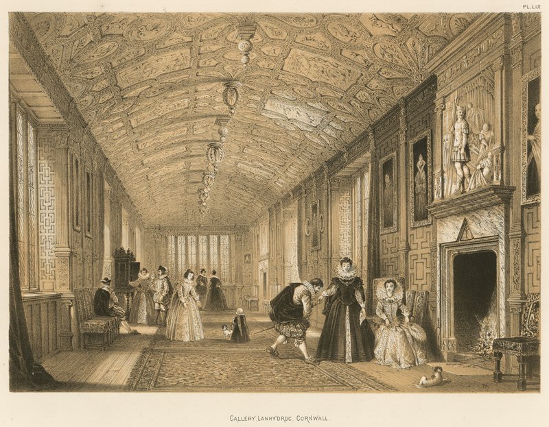 Galeria, Lanhydroc, Cornualha de Joseph Nash