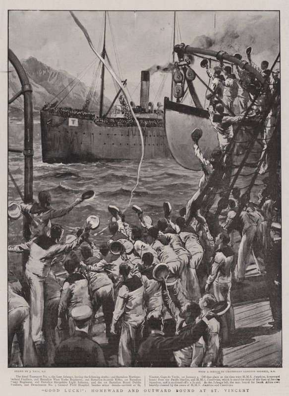 Boa Sorte !, Homeward e Outward Bound em São Vicente de Joseph Nash