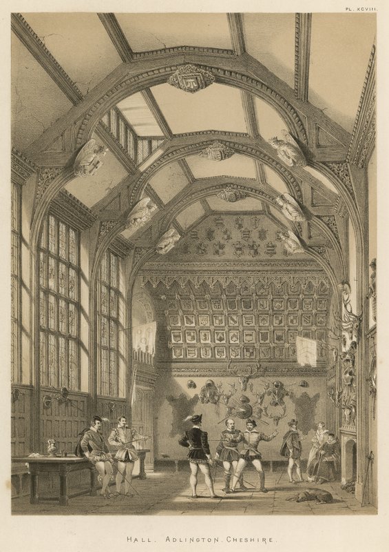 Salão, Adlington, Cheshire de Joseph Nash