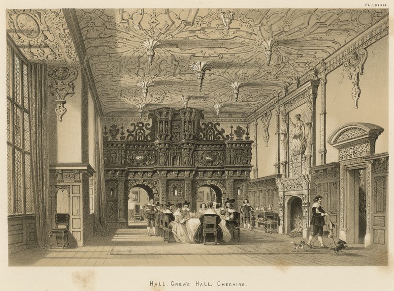 Corredor, crewe, corredor, cheshire de Joseph Nash