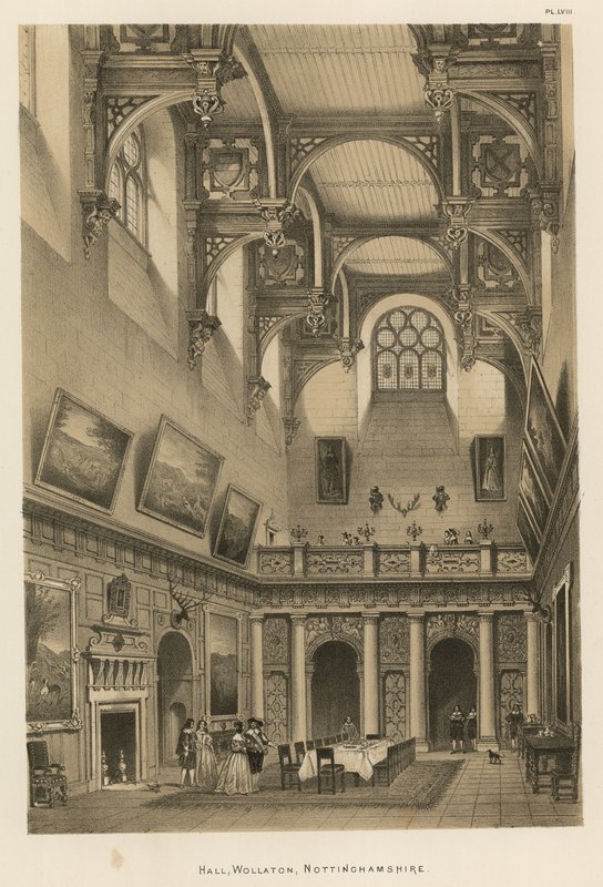 Corredor, wollaton, nottinghamshire de Joseph Nash