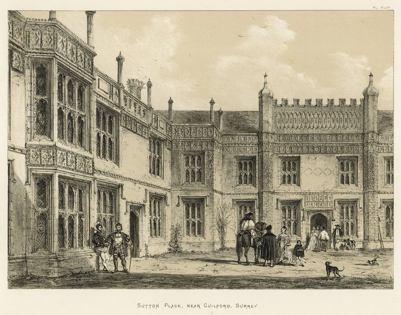 Sutton Place, perto de Guilford, Surrey de Joseph Nash