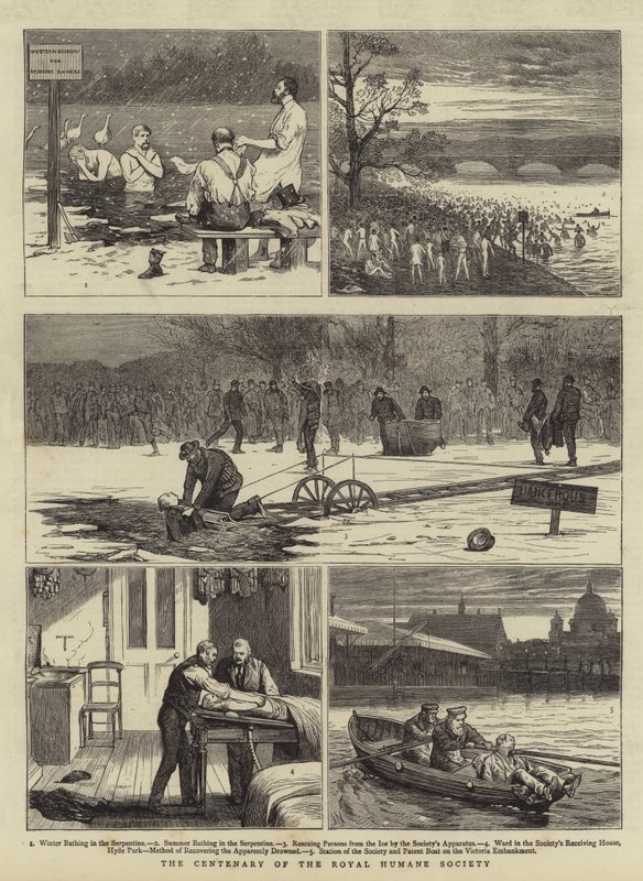 O centenário da Royal Humane Society de Joseph Nash