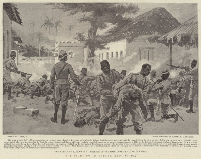 A luta na África Oriental Britânica de Joseph Nash