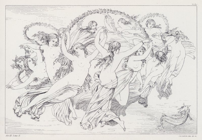 Shelleys Prometheus Unbound, Ato III, Cena 2 de Joseph Noel after Paton