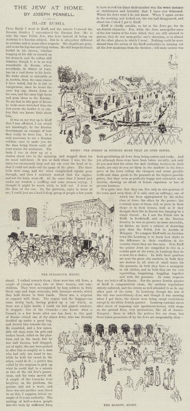 O judeu em casa, por Joseph Pennell de Joseph Pennell