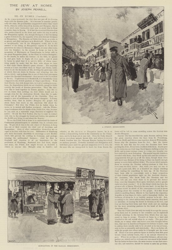 O judeu em casa, por Joseph Pennell de Joseph Pennell