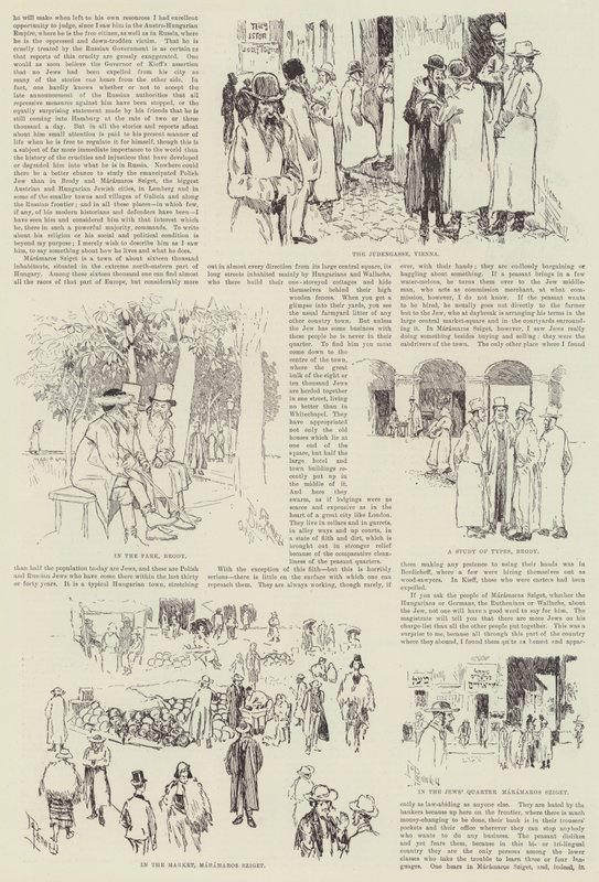 O judeu em casa, por Joseph Pennell de Joseph Pennell