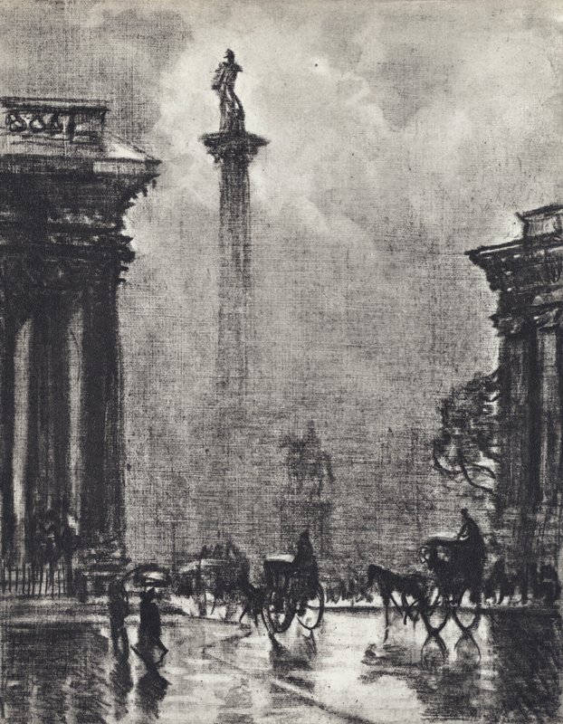 The Nelson Column de Joseph Pennell