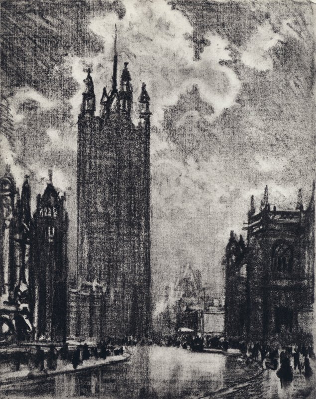 Torre Vitória de Joseph Pennell