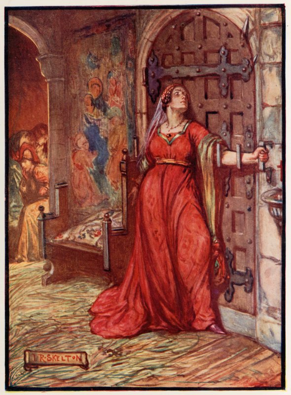 Catherine Douglas barrando a porta de Joseph Ratcliffe Skelton
