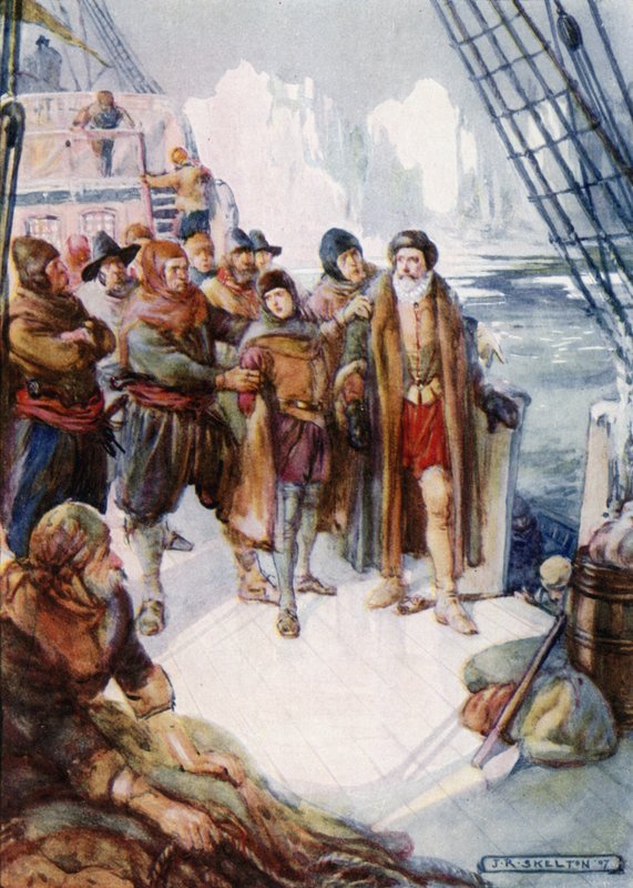 Esses homens cruéis queriam deixar Hudson à deriva nas águas geladas de Joseph Ratcliffe Skelton