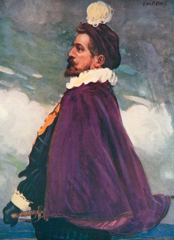 Sir Walter Raleigh de Joseph Simpson