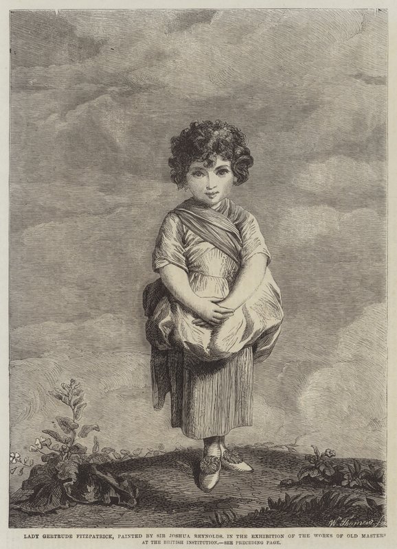 Lady Gertrude Fitzpatrick de Joshua Reynolds