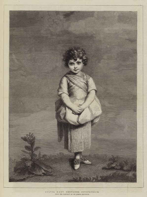 Sylvia, Lady Gertrude Fitzpatrick de Joshua Reynolds