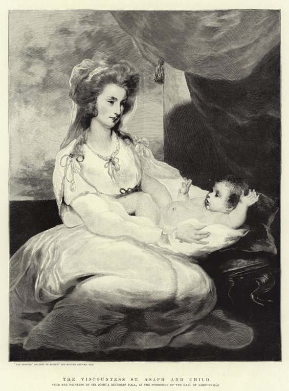 A Viscondessa St Asafe e Criança de Joshua Reynolds