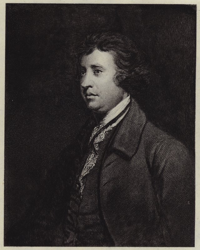 Edmund Burke (litho) de Joshua (after) Reynolds