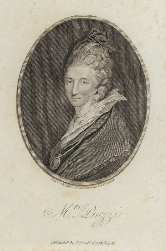 Hester Lynch Piozzi, diarista e autor galês de Joshua (after) Reynolds