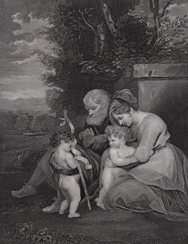 A Sagrada Família (gravura) de Joshua (after) Reynolds