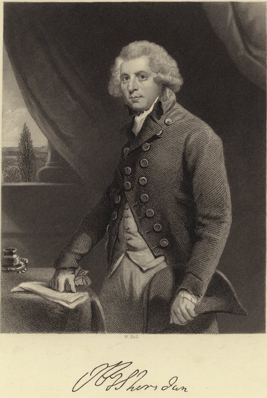 Richard Brinsley Sheridan de Joshua Reynolds
