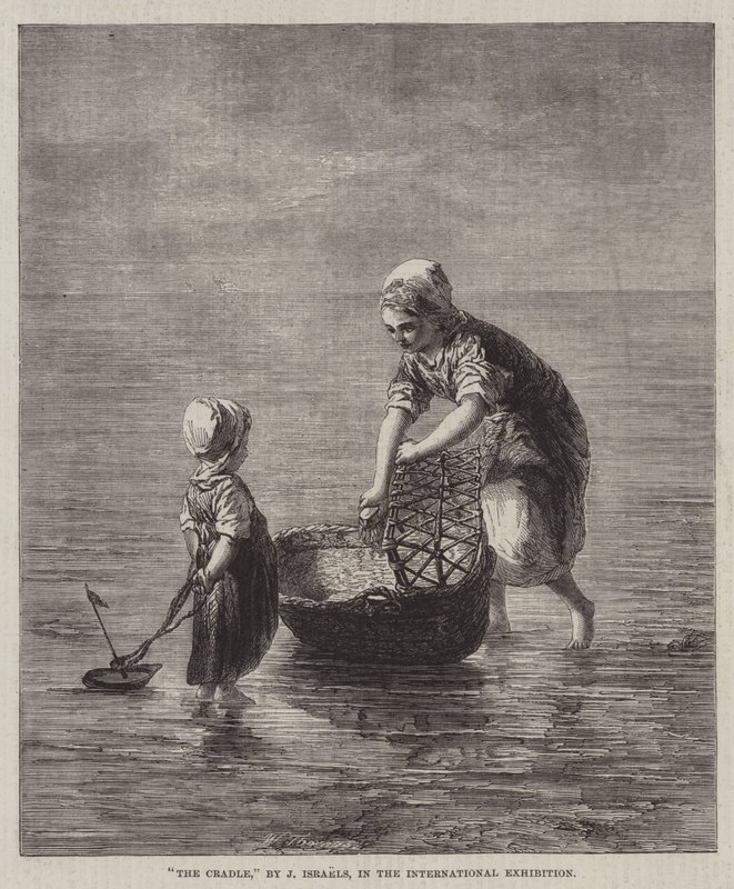 The Cradle, na exposição internacional de Jozef Israëls
