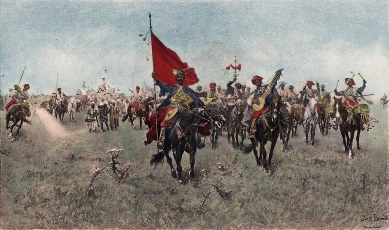 Cavalaria curda em março de Jozef Brandt