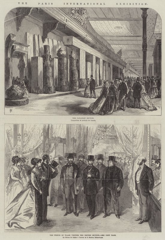 A exposição internacional de Paris de Jules Pelcoq