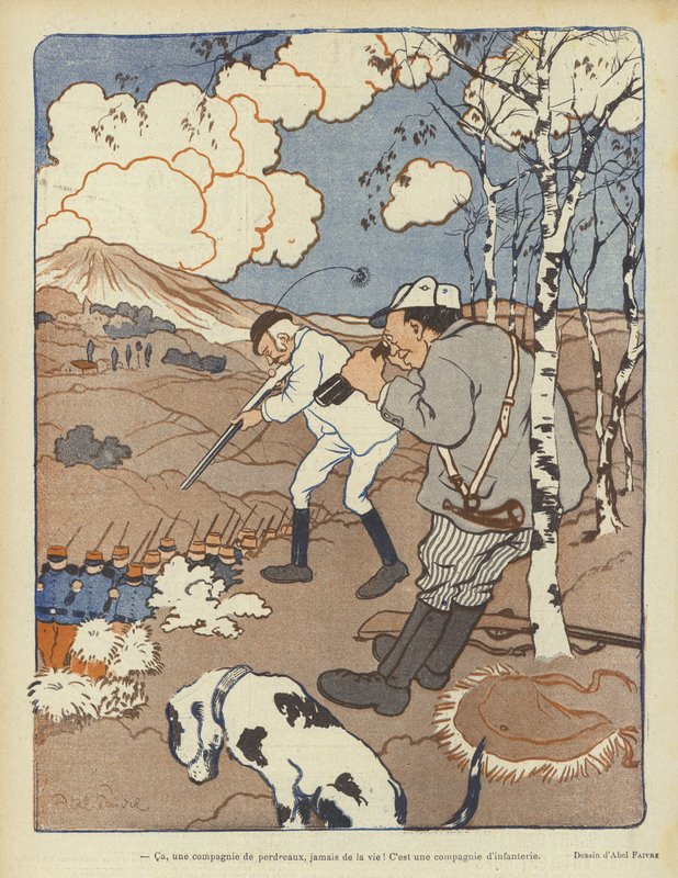 Ilustração para o riso de Jules Abel Faivre