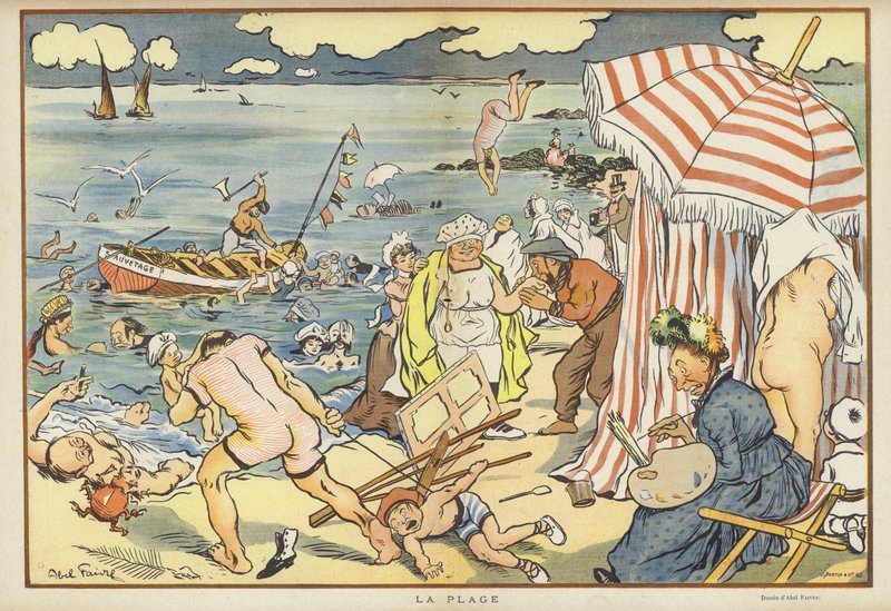 Ilustração para o riso de Jules Abel Faivre
