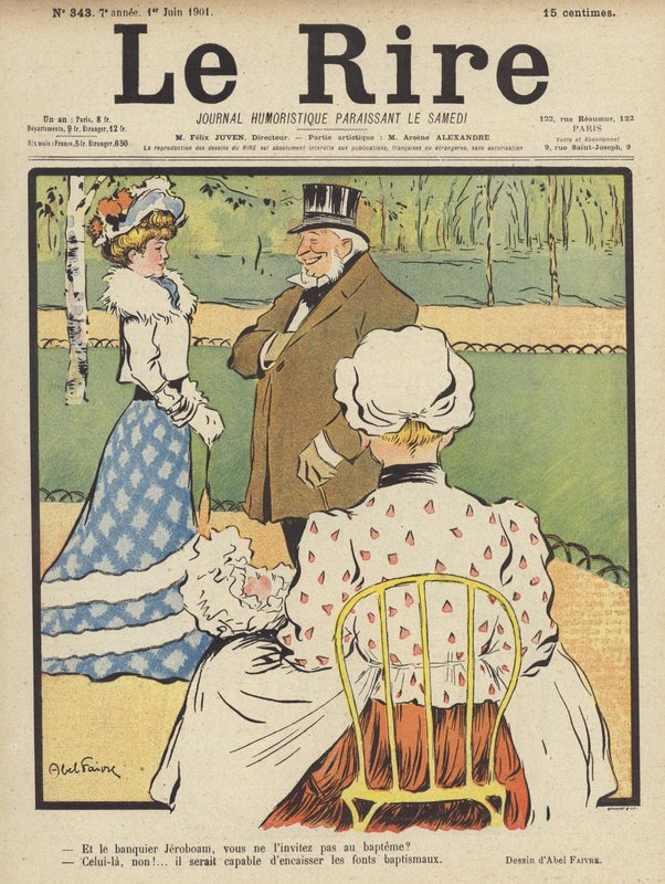 Ilustração para o riso de Jules Abel Faivre