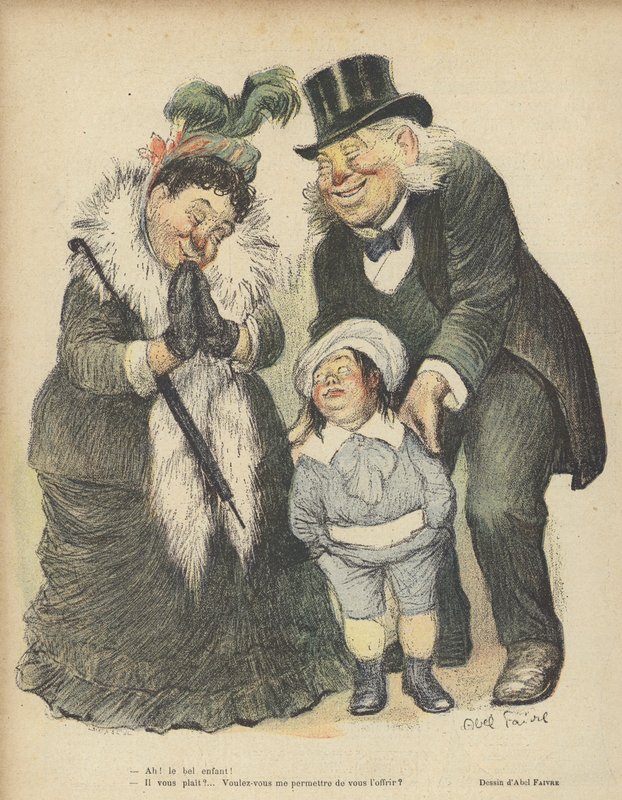 Ilustração para o riso de Jules Abel Faivre