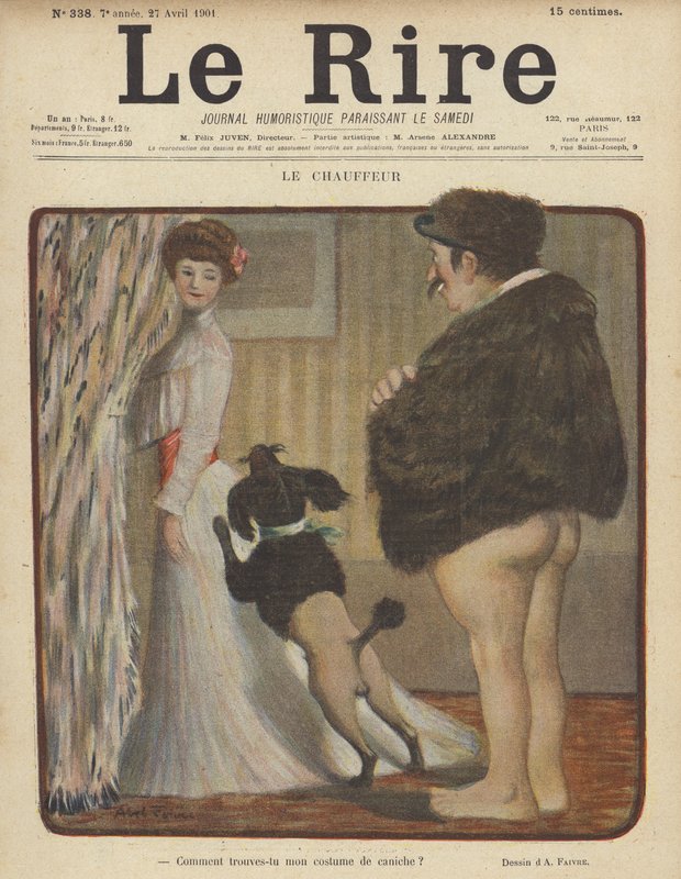 Ilustração para o riso de Jules Abel Faivre