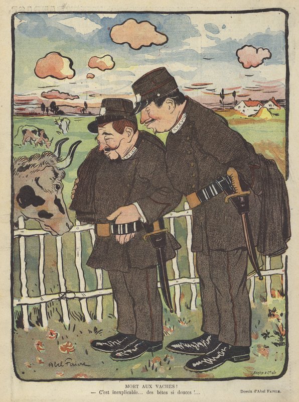 Ilustração para o riso de Jules Abel Faivre