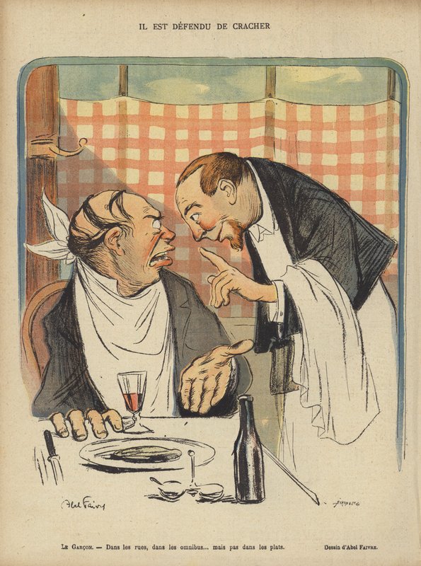 Ilustração para o riso de Jules Abel Faivre