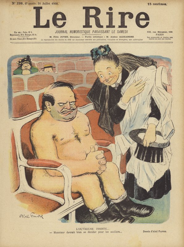 Ilustração para o riso de Jules Abel Faivre
