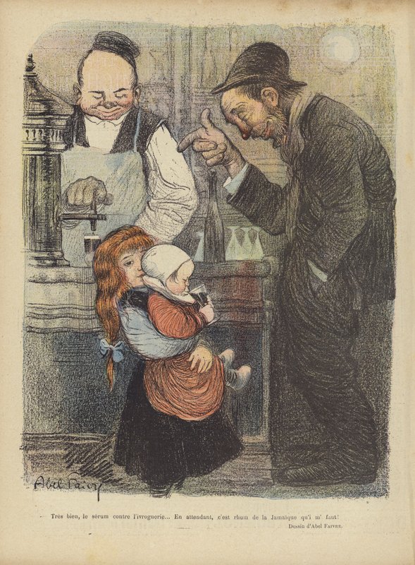 Ilustração para o riso de Jules Abel Faivre