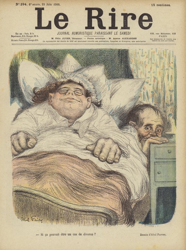 Ilustração para o riso de Jules Abel Faivre