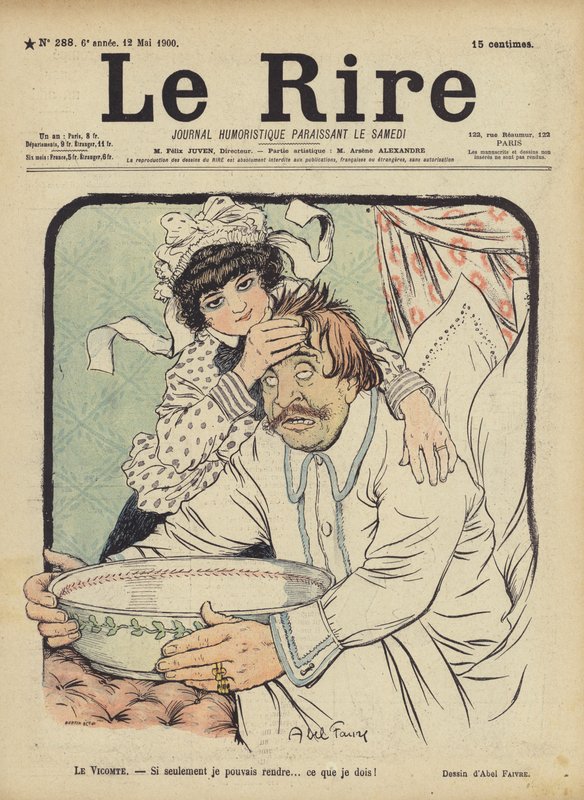 Ilustração para o riso de Jules Abel Faivre
