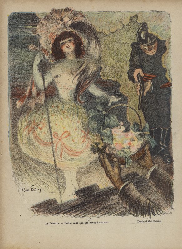 Ilustração para o riso de Jules Abel Faivre