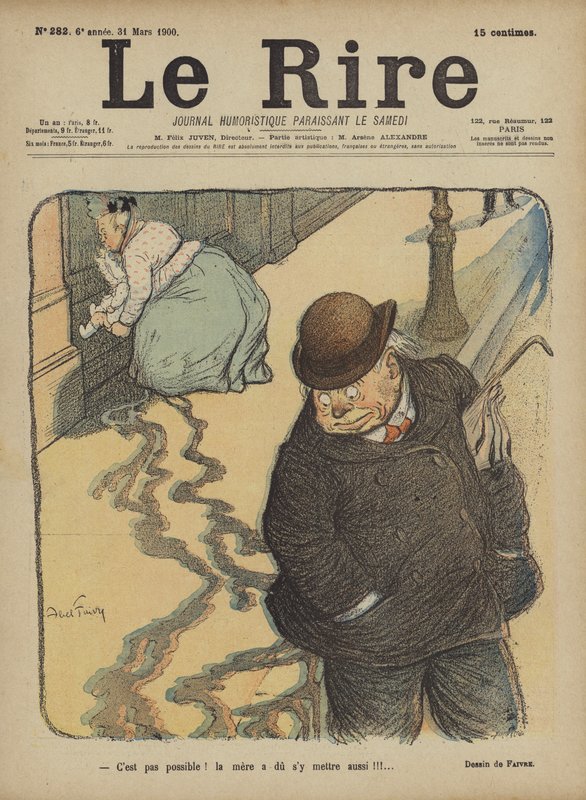 Ilustração para o riso de Jules Abel Faivre