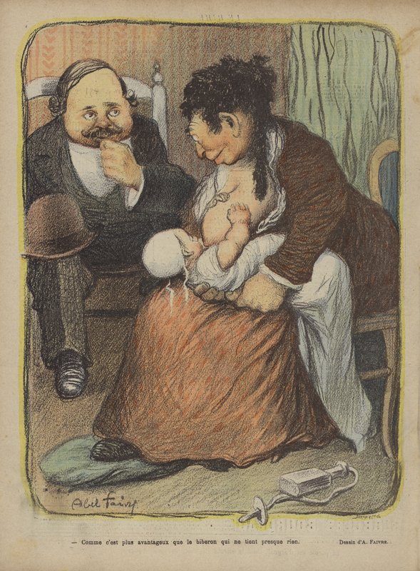 Ilustração para o riso de Jules Abel Faivre